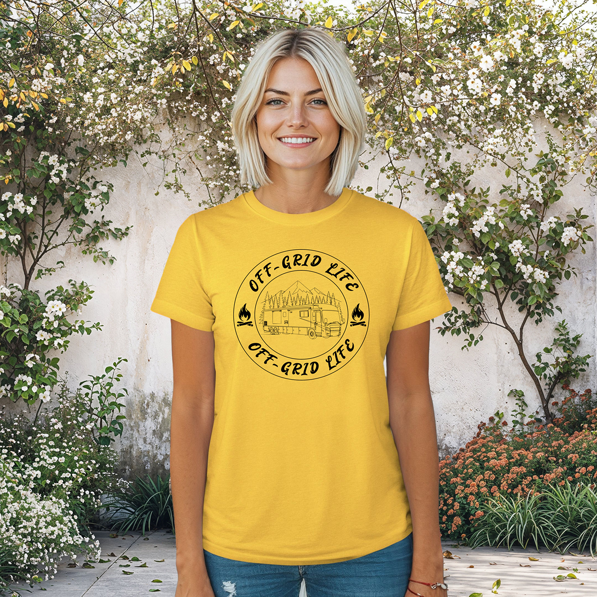 Off Grid Life Class A RV Women's Tee