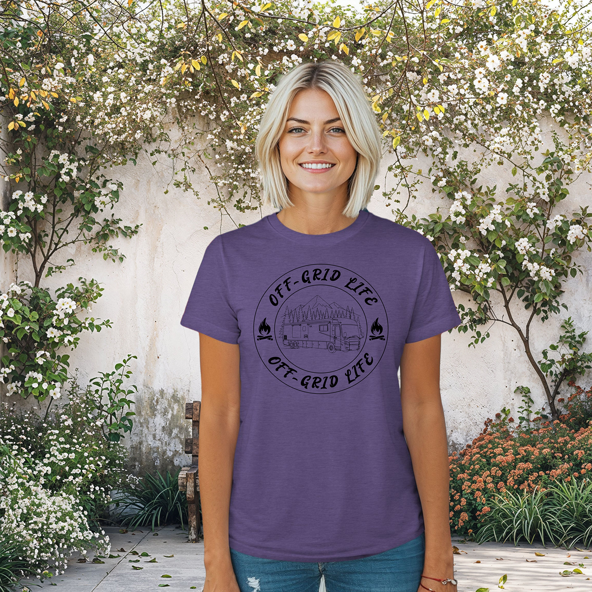 Off Grid Life Class A RV Women's Tee