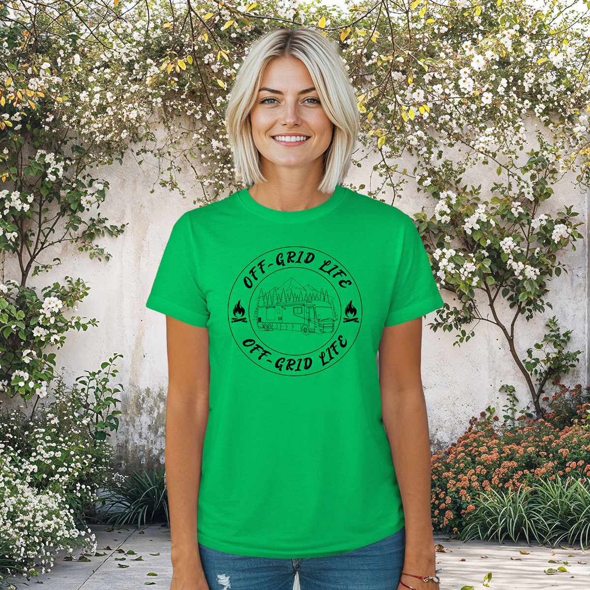 Off Grid Life Class A RV Women's Tee