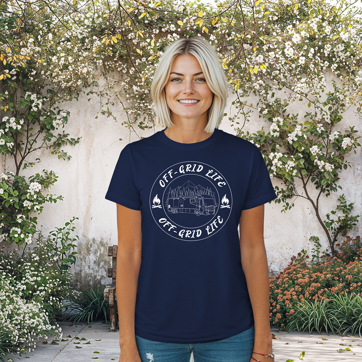 Off Grid Life Class A RV Women's Tee