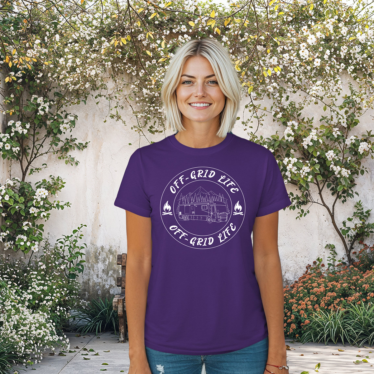 Off Grid Life Class A RV Women's Tee