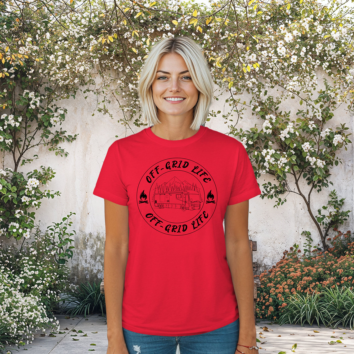 Off Grid Life Class A RV Women's Tee