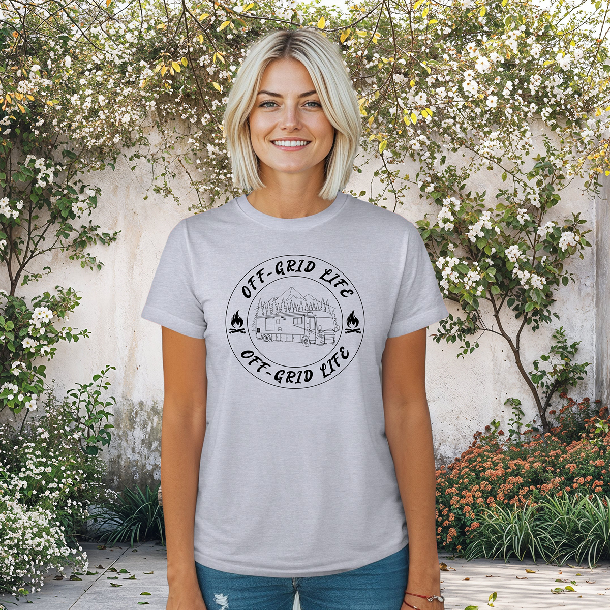 Off Grid Life Class A RV Women's Tee