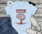 Grow Your Mind brain tree T-Shirt