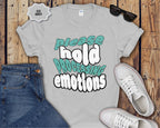 Please Hold Processing Emotions Mental Health T-Shirt