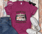 Roam Far Wander Wide Class A RV Motorhome T-Shirt