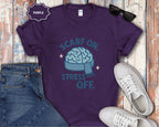 Scarf On Stress Off T-Shirt