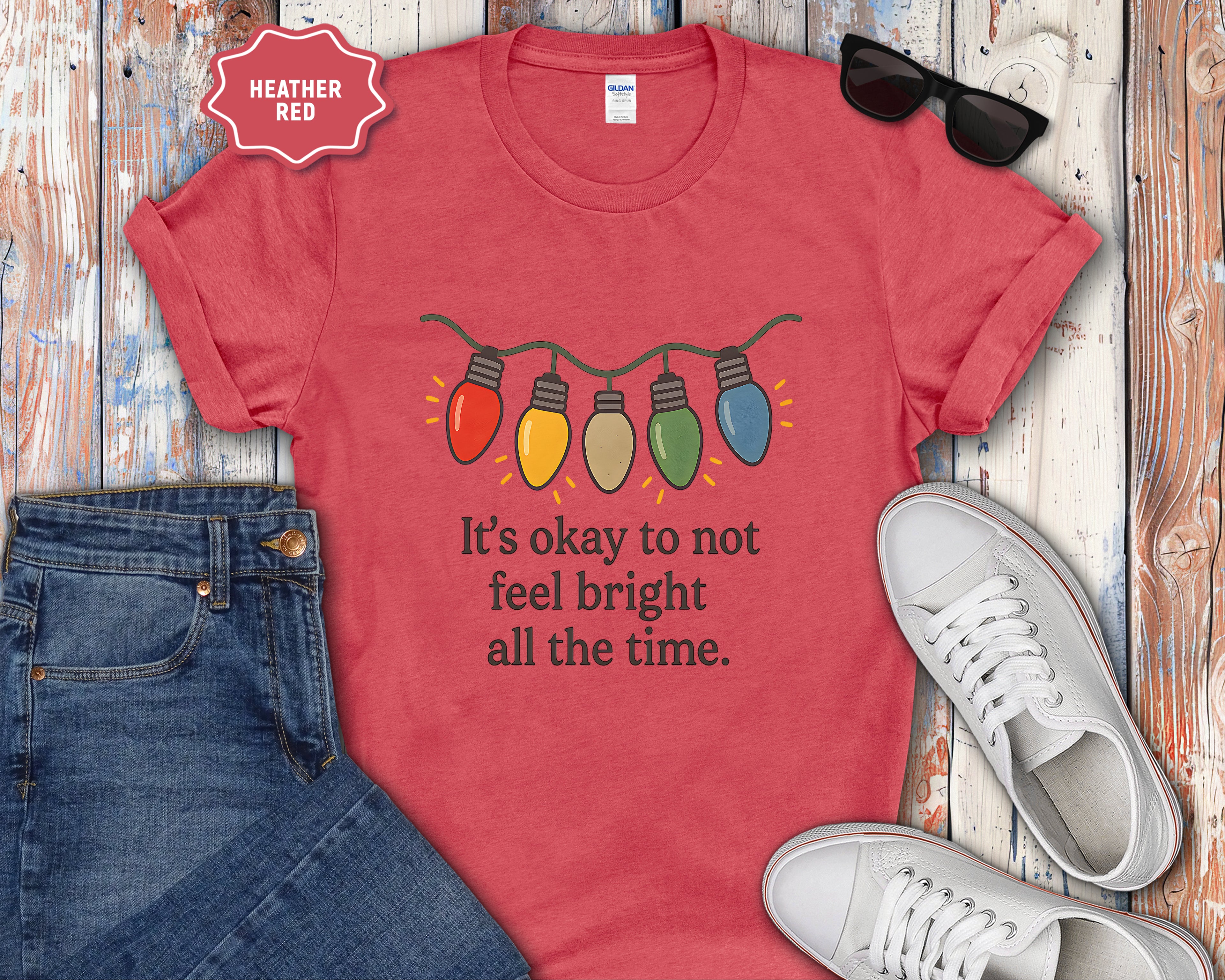 Its Okay to Not Feel Bright All the Time T-Shirt