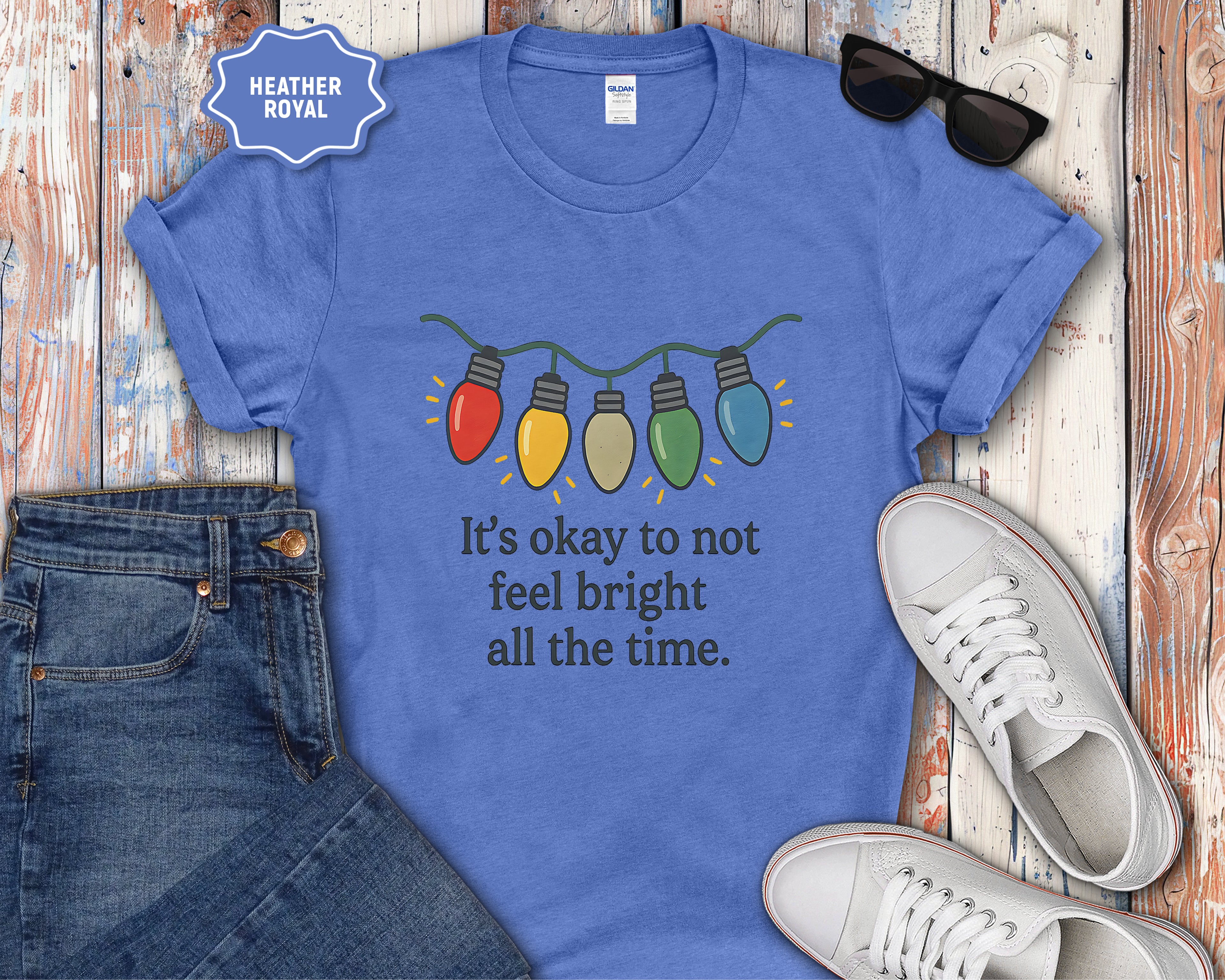 Its Okay to Not Feel Bright All the Time T-Shirt