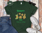 Therapy? Nah I Bake My Feelings Christmas T-Shirt