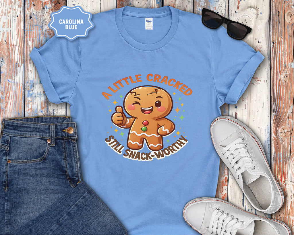 Little Cracked Still Snack-Worthy Gingerbread Cookie T-Shirt