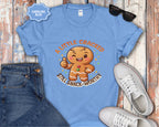 Little Cracked Still Snack-Worthy Gingerbread Cookie T-Shirt