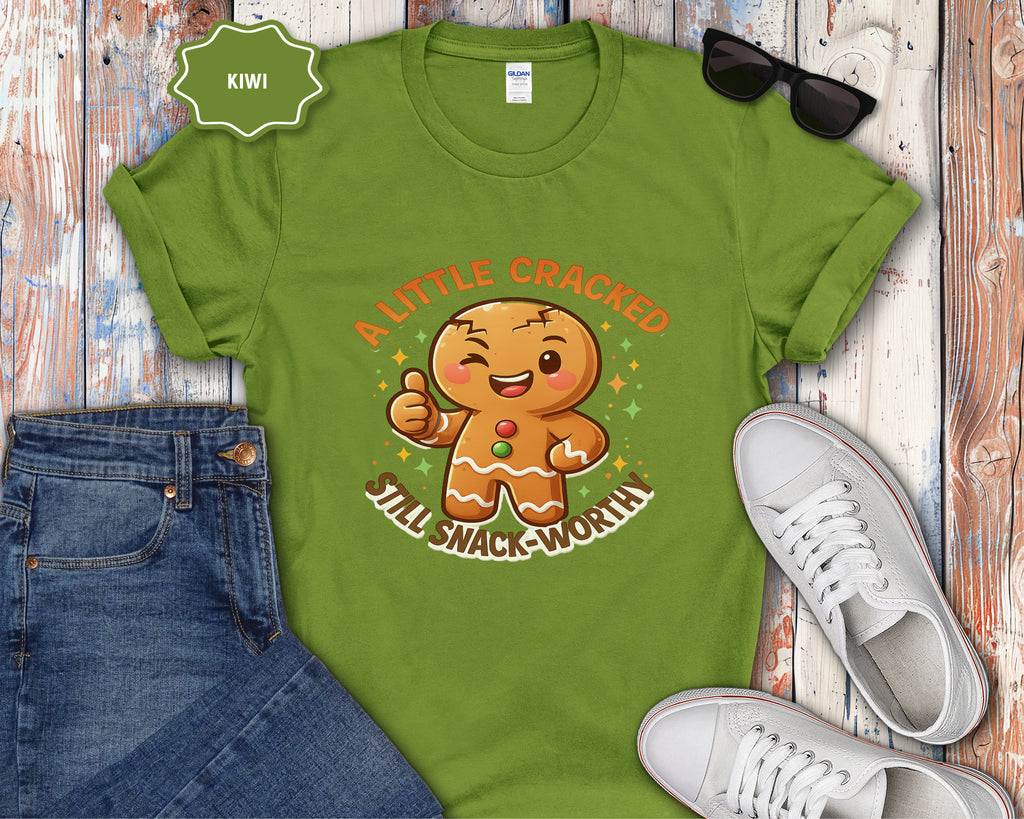 Little Cracked Still Snack-Worthy Gingerbread Cookie T-Shirt