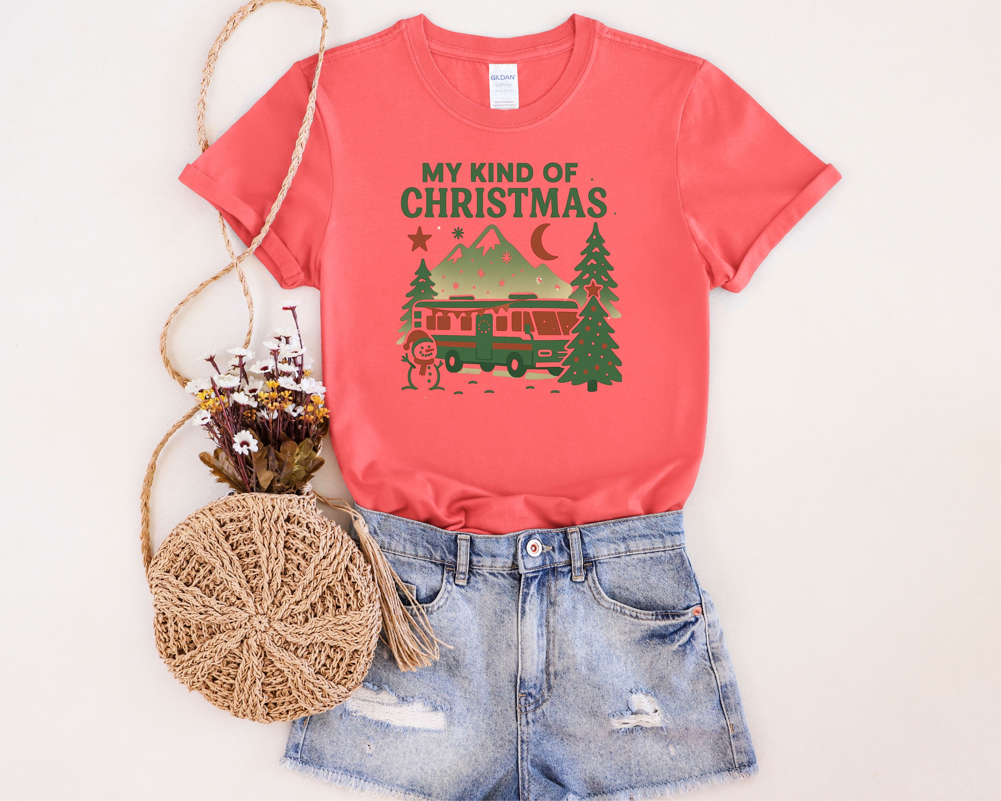 Retro Camper My Kind Of Christmas T-Shirt