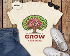 Grow Your Mind tree illustration T-Shirt