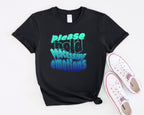 Please Hold Processing Emotions Mental Health T-Shirt
