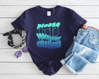 Please Hold Processing Emotions Mental Health T-Shirt