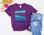 Please Hold Processing Emotions Mental Health T-Shirt