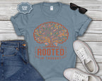 Rooted in Thought Tree design T-Shirt