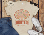 Rooted in Thought Tree design T-Shirt