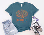Rooted in Thought Tree design T-Shirt