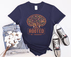 Rooted in Thought Tree design T-Shirt