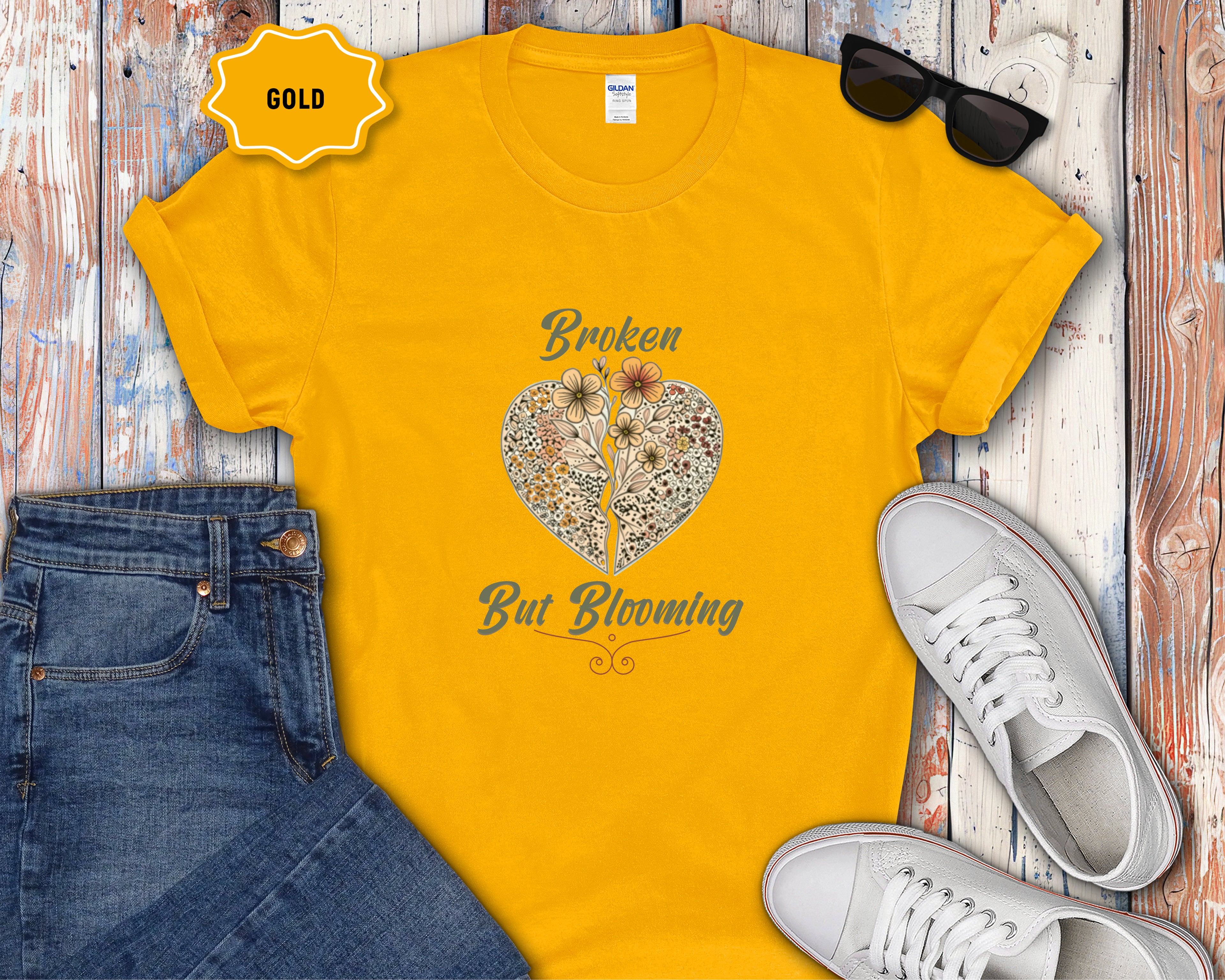 Broken But Blooming T-Shirt