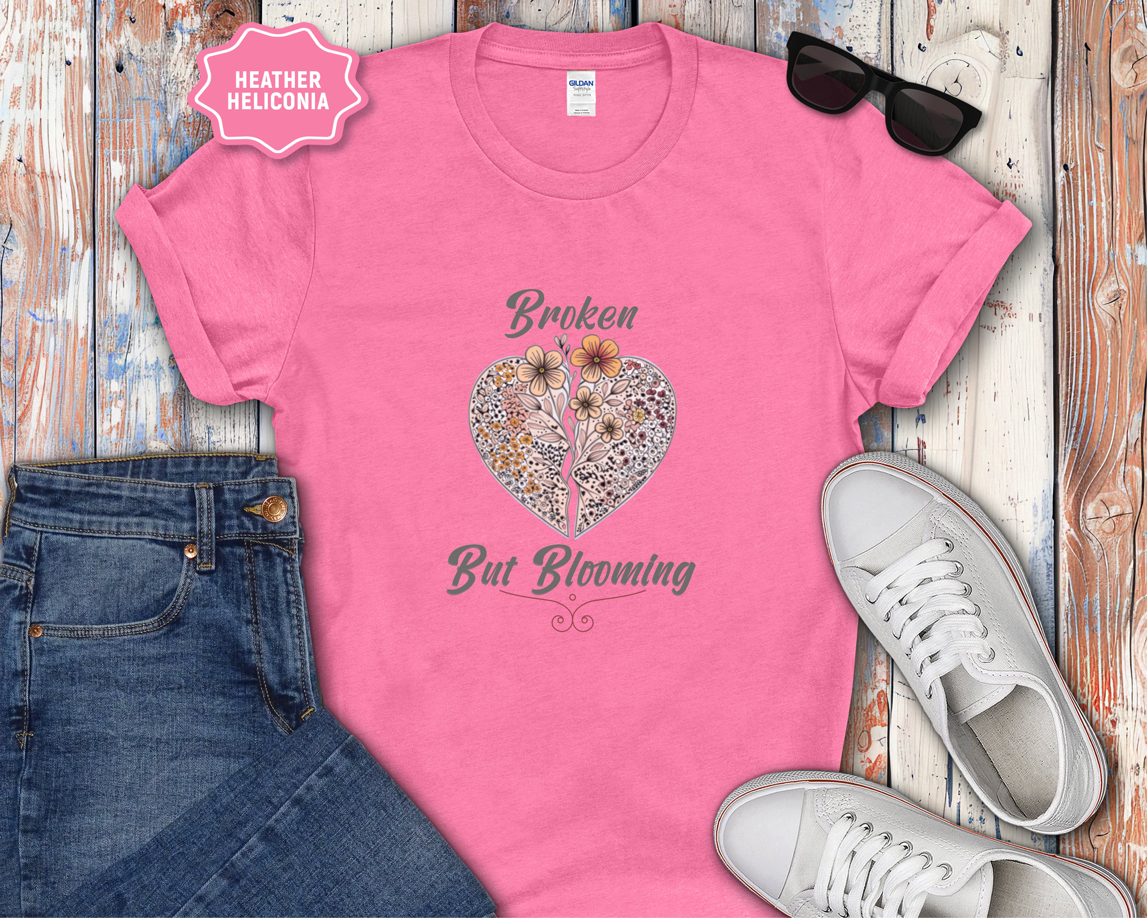 Broken But Blooming T-Shirt