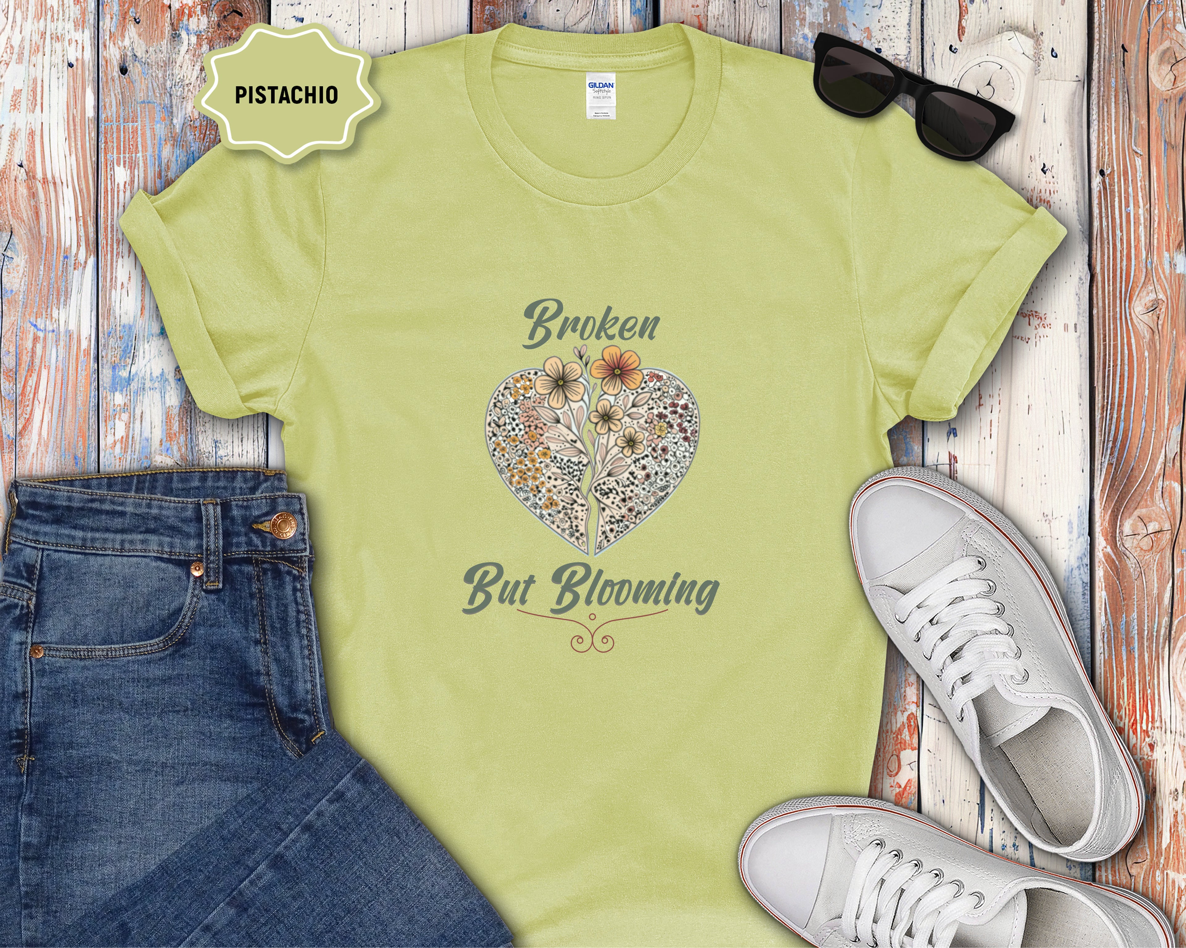 Broken But Blooming T-Shirt