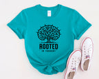 Rooted in Thought tree illustration T-Shirt