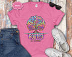 Rooted in Thought Tree T-Shirt | Psychedelic Brain Tree Graphic Tee