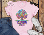 Rooted in Thought Tree T-Shirt | Psychedelic Brain Tree Graphic Tee