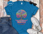 Rooted in Thought Tree T-Shirt | Psychedelic Brain Tree Graphic Tee