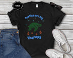 Turtles Are My Therapy T-Shirt | Turtle Graphic, Relaxing Animal Design