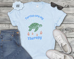 Turtles Are My Therapy T-Shirt | Turtle Graphic, Relaxing Animal Design