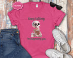 Skeleton Therapist Illustration T-Shirt | Keep Talking I'm Diagnosing You