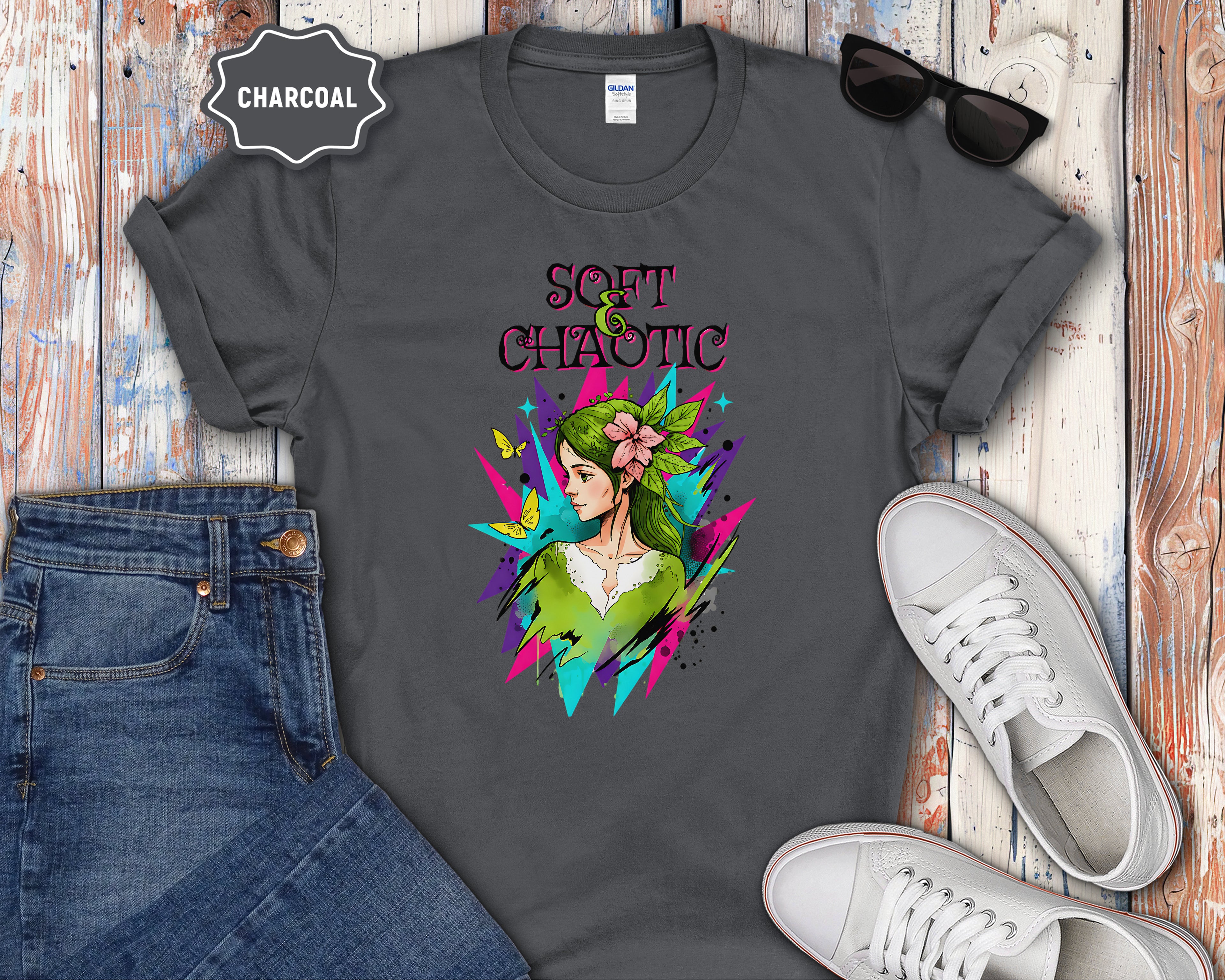 Soft and Chaotic Mental HealthT-Shirt