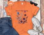 Choose to Keep Growing Floral Tee