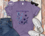 Choose to Keep Growing Floral Tee