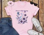 Choose to Keep Growing Floral Tee