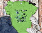 Choose to Keep Growing Floral Tee