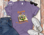 Growing One Chapter at a Time Book Shirt