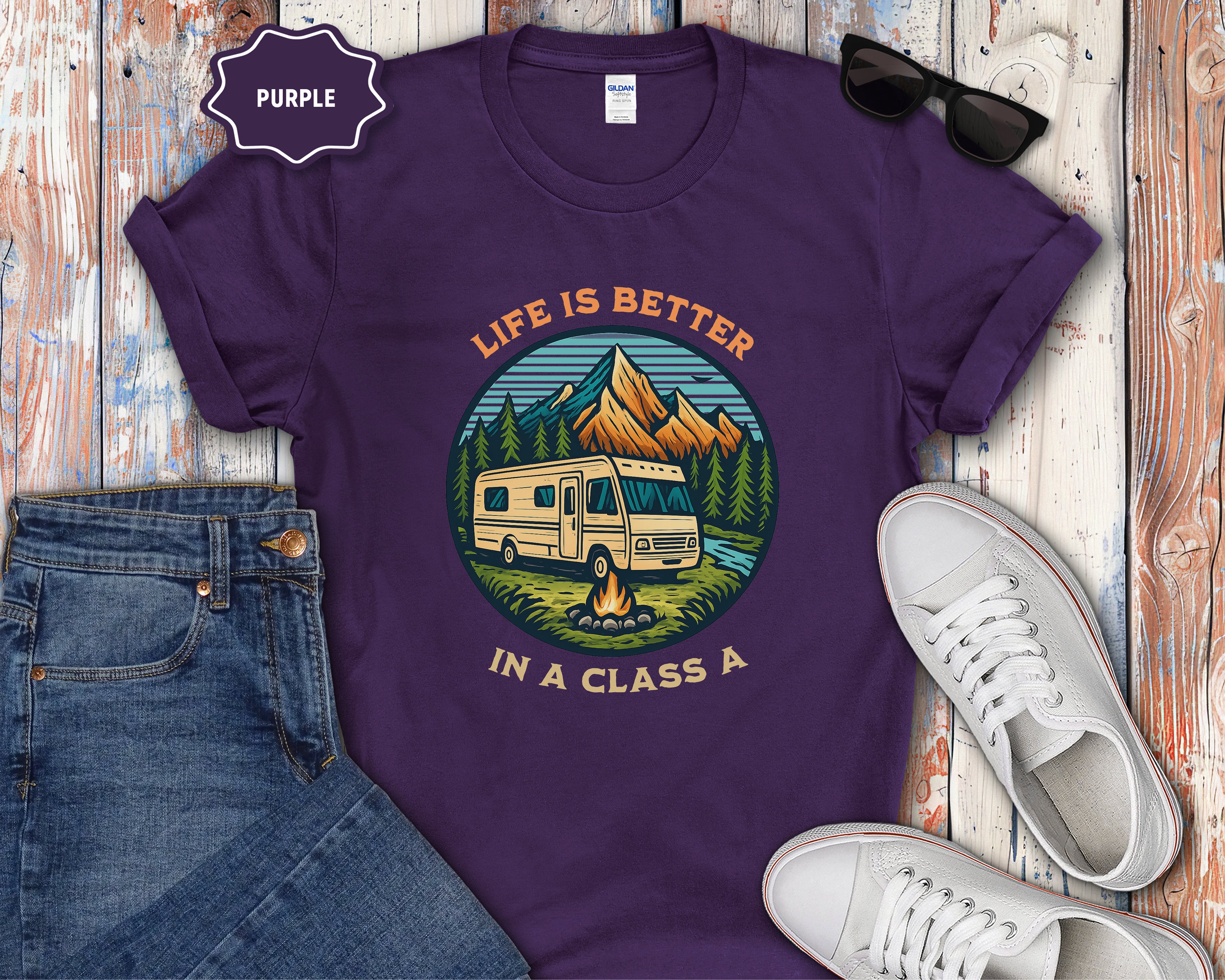 Life Is Better In A Class A RV T-Shirt