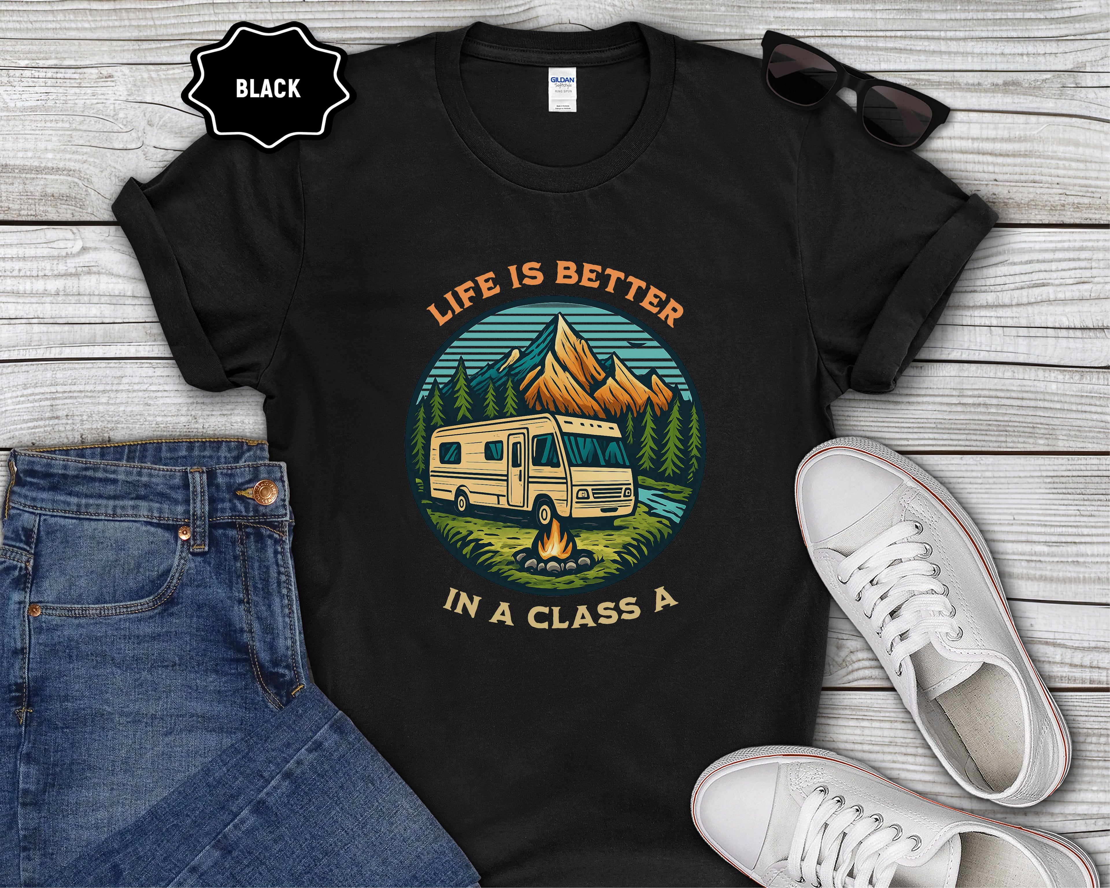 Life Is Better In A Class A RV T-Shirt