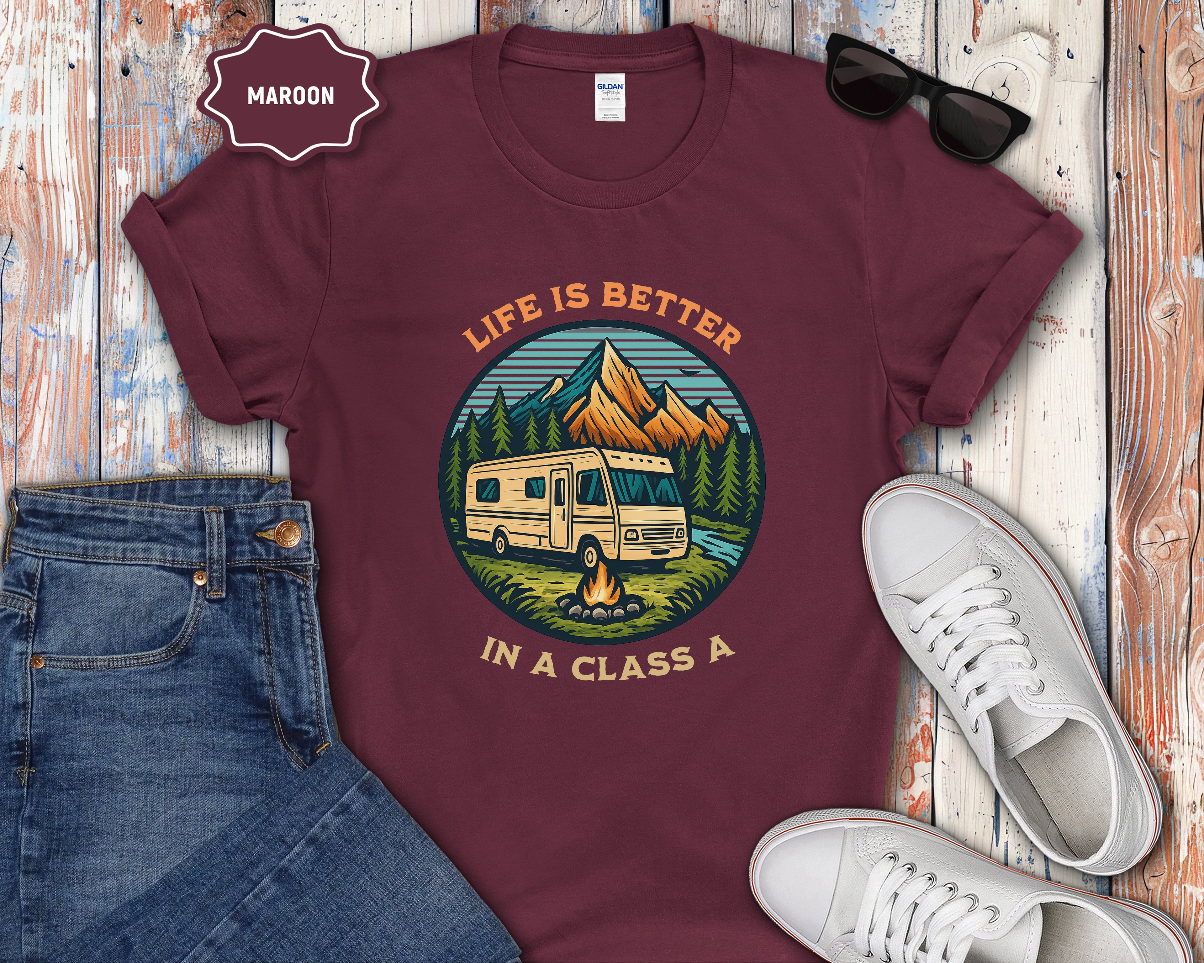 Life Is Better In A Class A RV T-Shirt