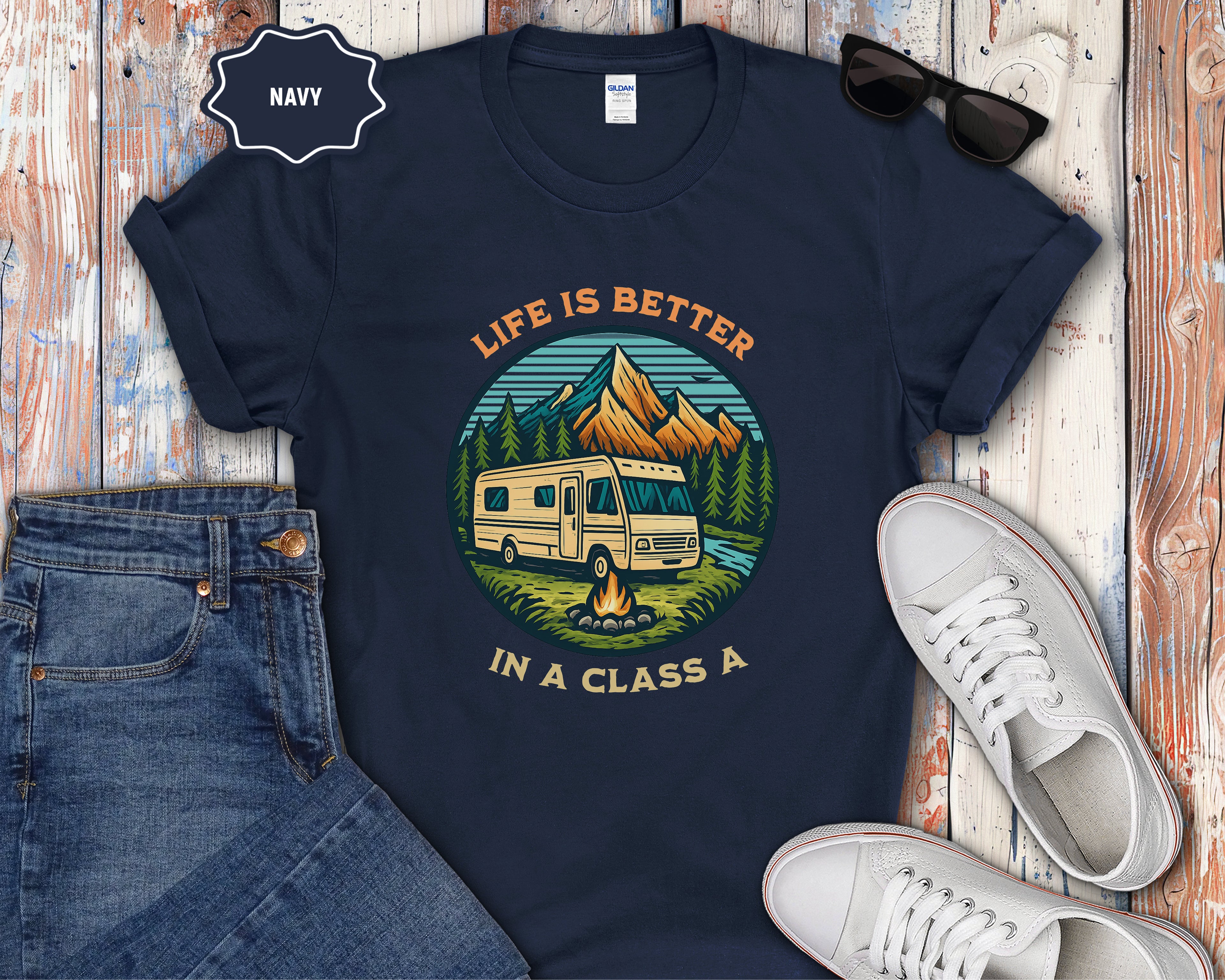 Life Is Better In A Class A RV T-Shirt