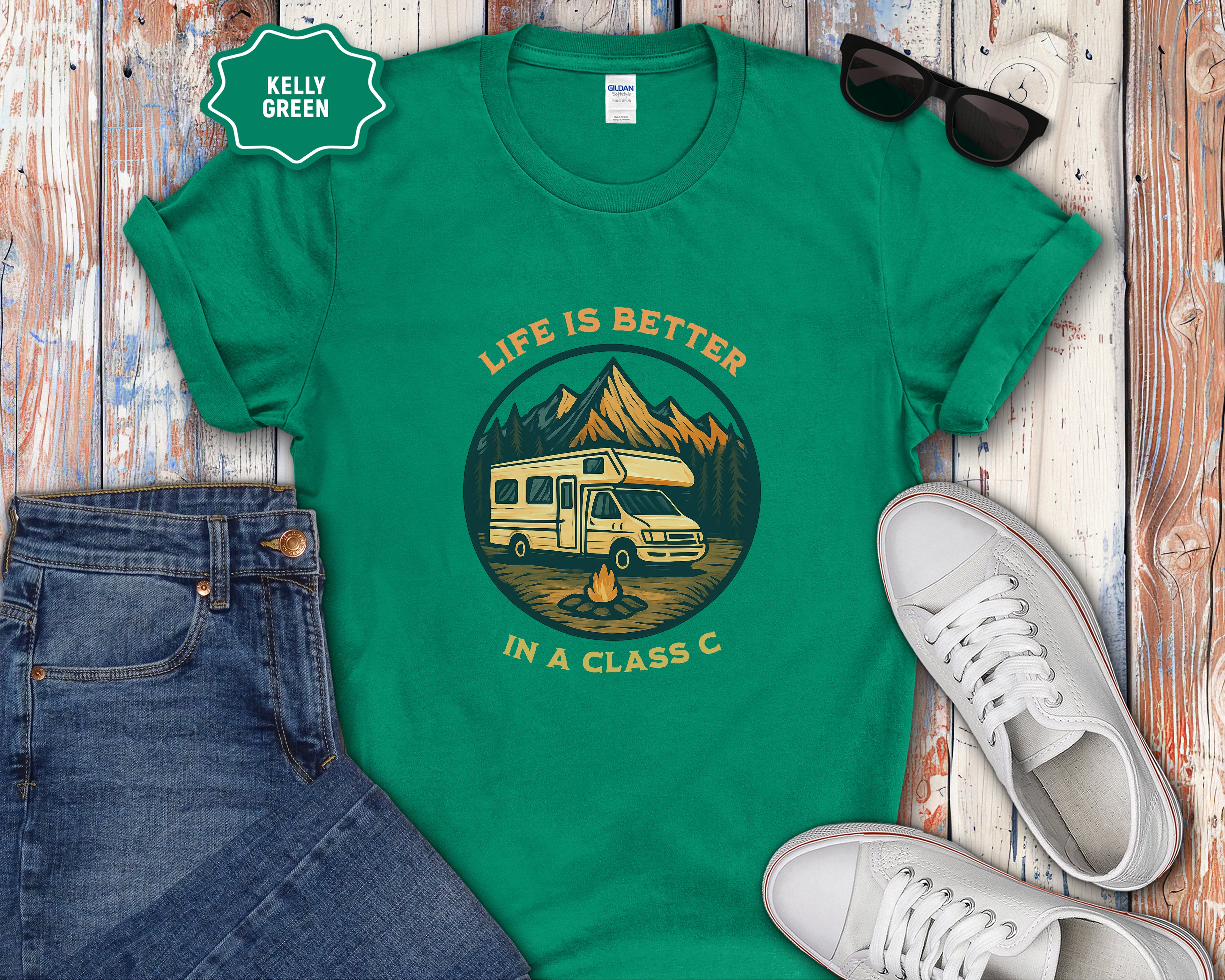 Life Is Better in a Class C Camper T-Shirt