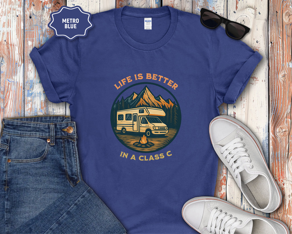 Life Is Better in a Class C Camper T-Shirt