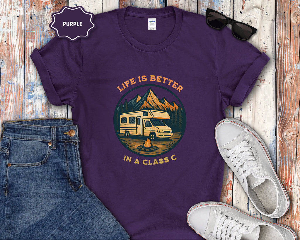 Life Is Better in a Class C Camper T-Shirt