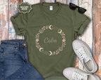 Celsius Moon Phase Wreath T-Shirt